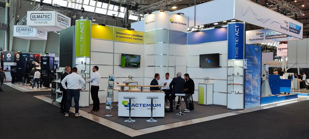 Actemium conntronic Messestand Schweisstec 2023